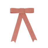 BANDEAU BRUSHED WOOL BOW CLIP